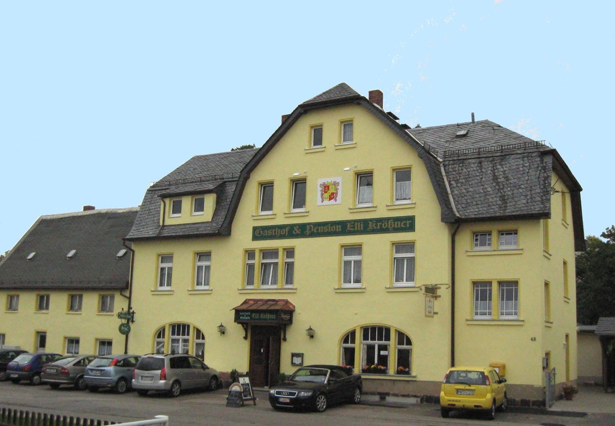 Pension Elli Kroessner Hartmannsdorf bei Chemnitz Экстерьер фото
