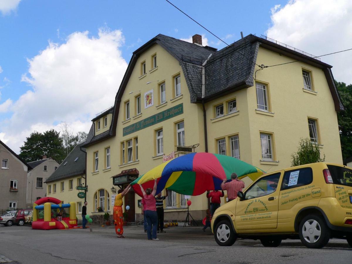 Pension Elli Kroessner Hartmannsdorf bei Chemnitz Экстерьер фото