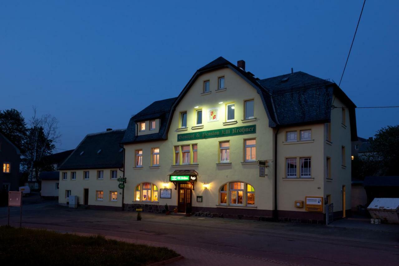 Pension Elli Kroessner Hartmannsdorf bei Chemnitz Экстерьер фото